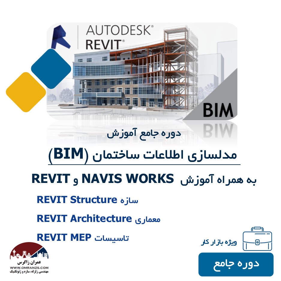 دوره جامع آموزش نرم افزار Revit به همراه آموزش مبانی BIM + آموزش نرم افزار Navisworks