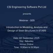 Introduction to Modeling, Analysis and Design of Steel Structures in ETABS