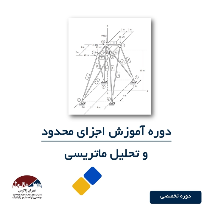 دوره رایگان آموزش روش اجزای محدود (Finite Element Method) و تحلیل ماتریکسی